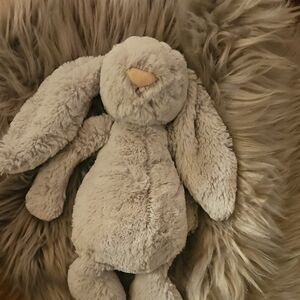Jellycat Soft Gray Bunny Plush
